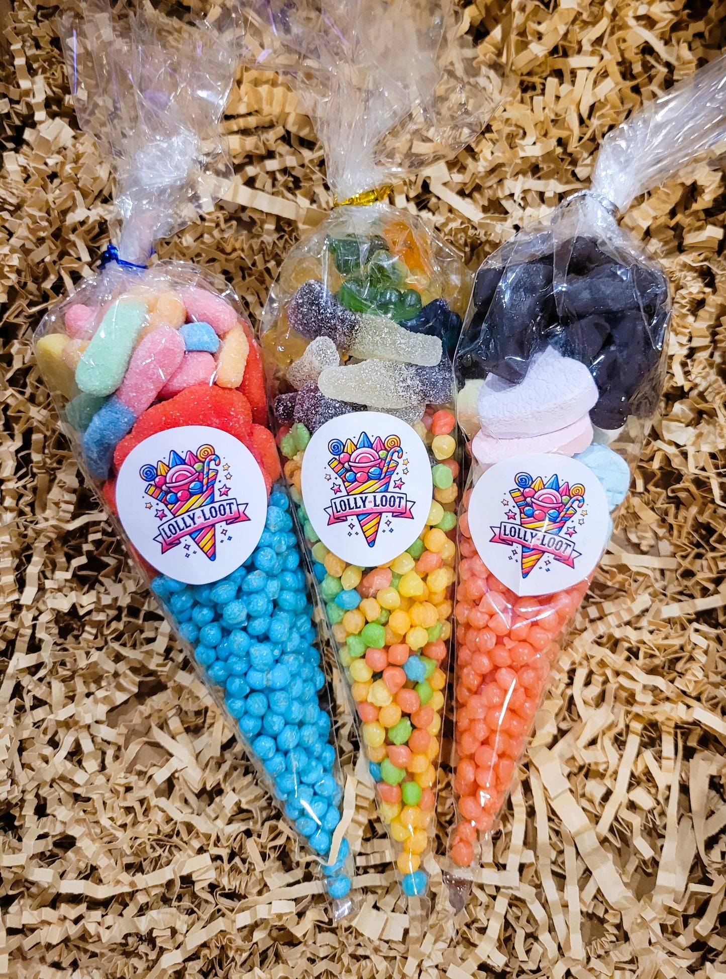 Custom-Made Lolly Cone - Lolly Loot Sticker
