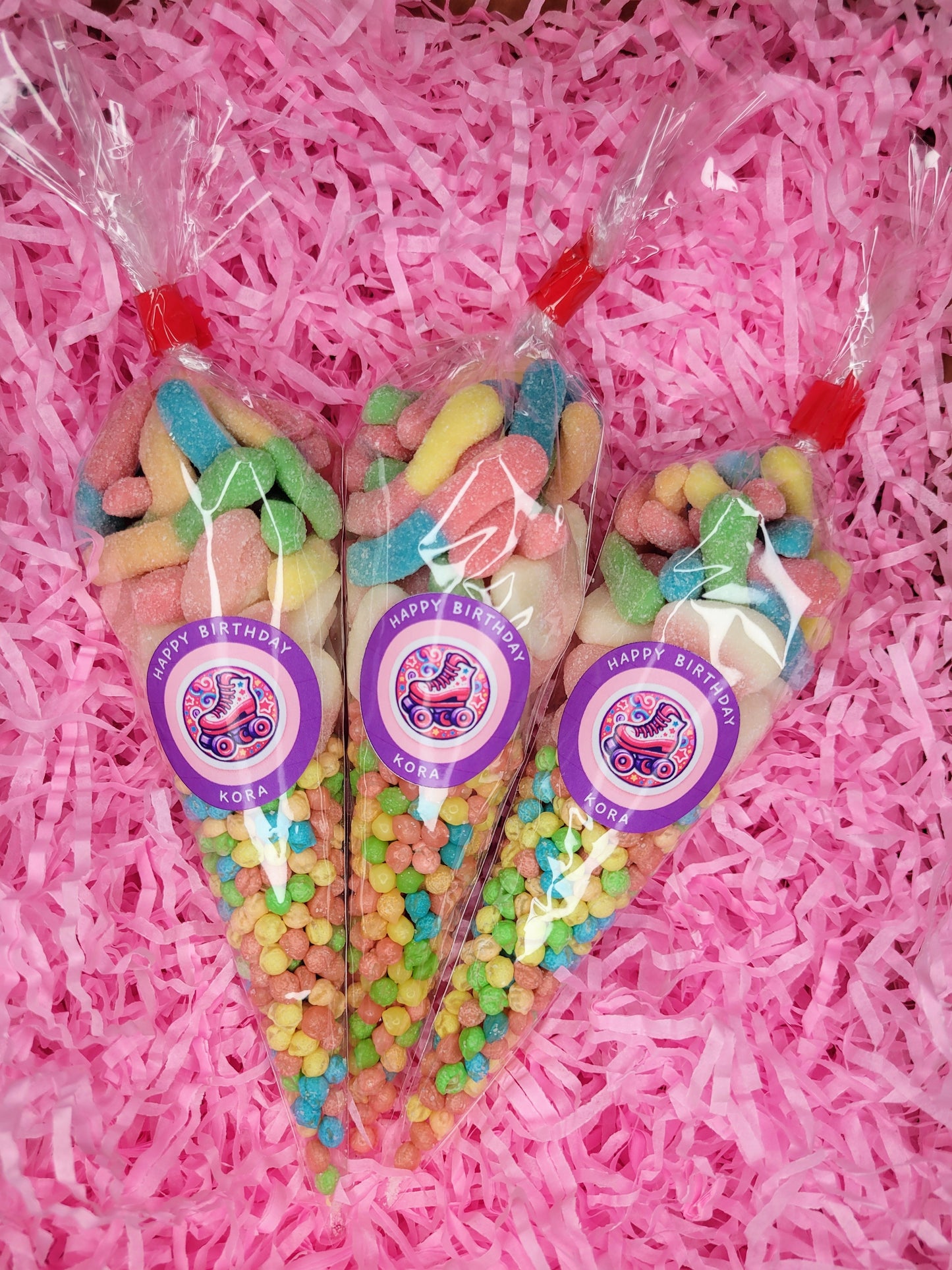 Custom-Made Lolly Cone - Personalised Sticker
